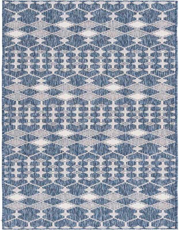 Detail image of 2' 7 x 10' Easy-Clean Trellis Indoor / Outdoor Runner Rug