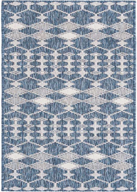 2' x 8' Easy-Clean Trellis Indoor / Outdoor Runner Rug