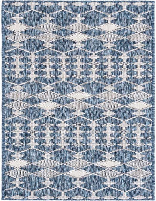 2' x 8' Easy-Clean Trellis Indoor / Outdoor Runner Rug