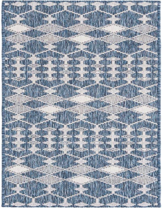 Detail image of 2' x 8' Easy-Clean Trellis Indoor / Outdoor Runner Rug