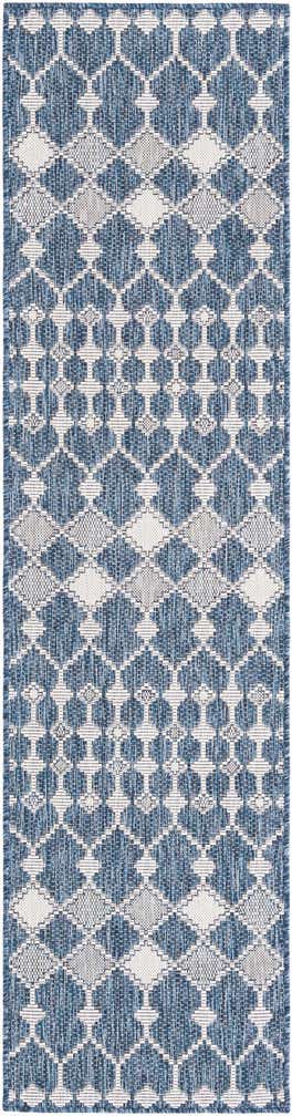 2' x 8' Easy-Clean Trellis Indoor / Outdoor Runner Rug