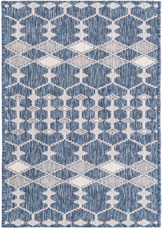 2' x 6' Easy-Clean Trellis Indoor / Outdoor Runner Rug