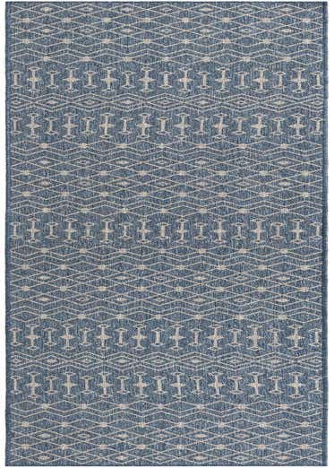 2' 7 x 14' Easy-Clean Trellis Indoor / Outdoor Runner Rug