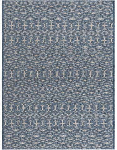 2' 7 x 14' Easy-Clean Trellis Indoor / Outdoor Runner Rug