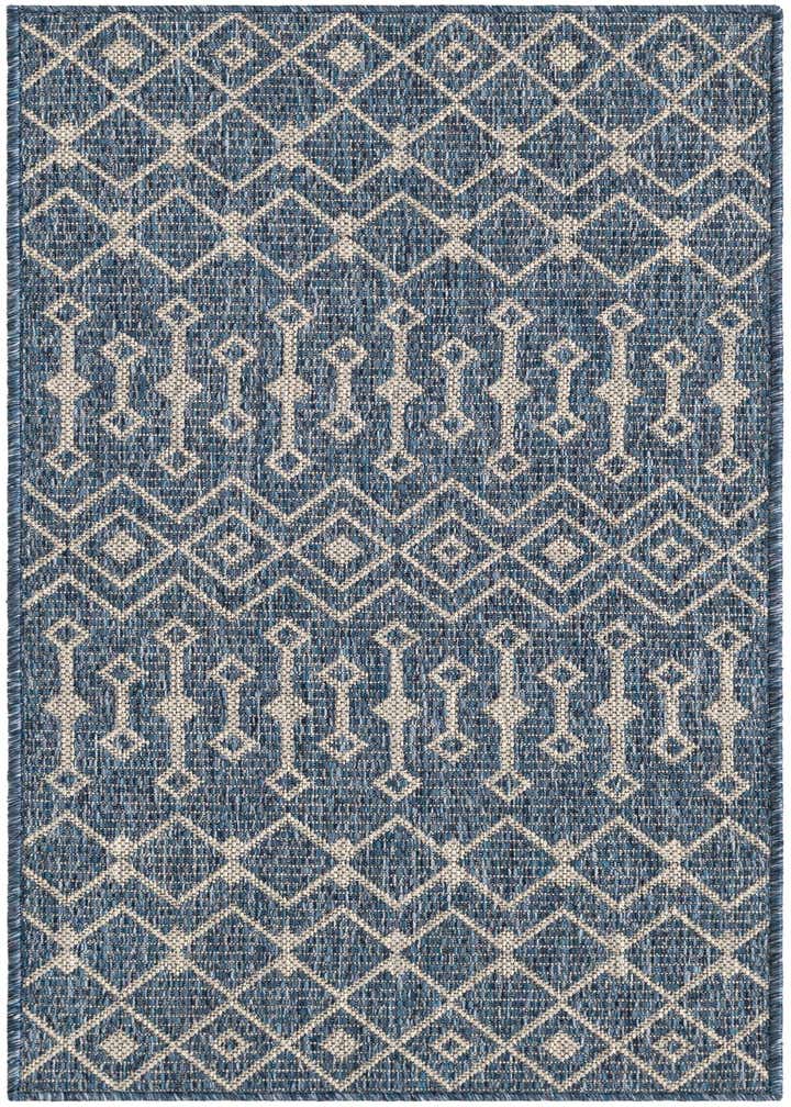 2' x 4' Easy-Clean Trellis Indoor / Outdoor Runner Rug