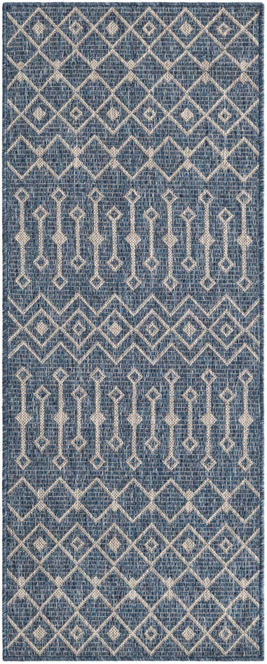 Detail image of 2' x 5' Easy-Clean Trellis Indoor / Outdoor Runner Rug