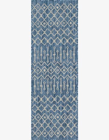 2' x 6' Easy-Clean Trellis Indoor / Outdoor Runner Rug