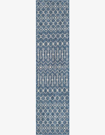 2' x 8' Easy-Clean Trellis Indoor / Outdoor Runner Rug