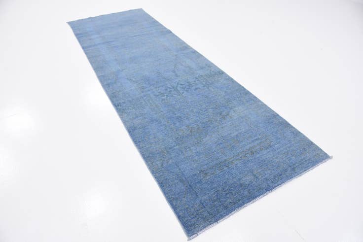 Detail image of 3' 2 x 9' 8 Over-Dyed Ziegler Runner Rug