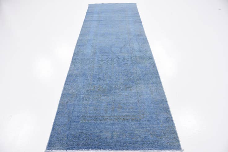 Detail image of 3' 2 x 9' 8 Over-Dyed Ziegler Runner Rug
