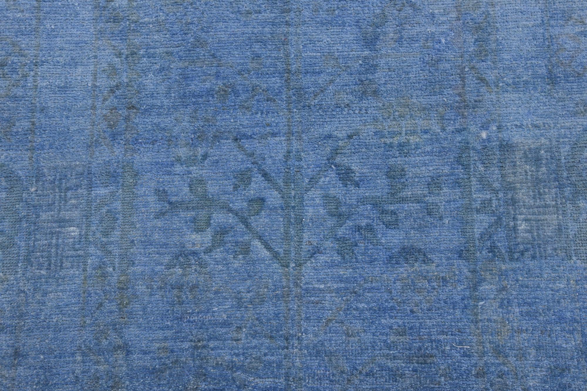 3' 2 x 9' 8 Over-Dyed Ziegler Runner Rug