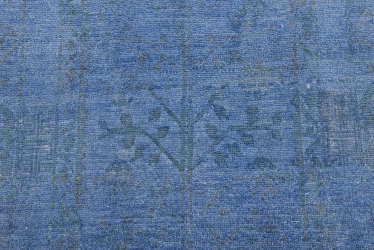 Detail image of 3' 2 x 9' 8 Over-Dyed Ziegler Runner Rug