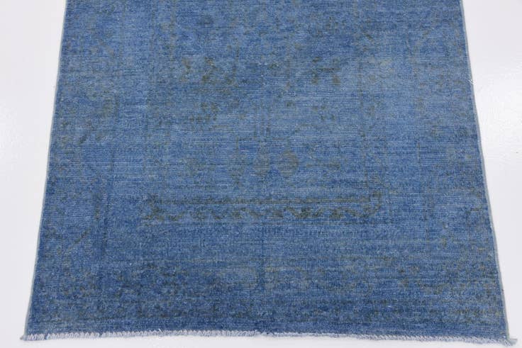 Detail image of 3' 2 x 9' 8 Over-Dyed Ziegler Runner Rug