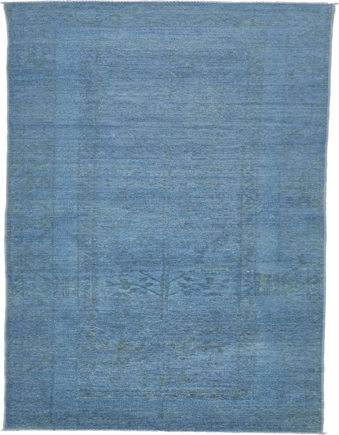 Detail image of 3' 2 x 9' 8 Over-Dyed Ziegler Runner Rug