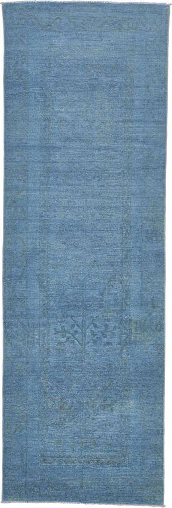 3' 2 x 9' 8 Over-Dyed Ziegler Runner Rug