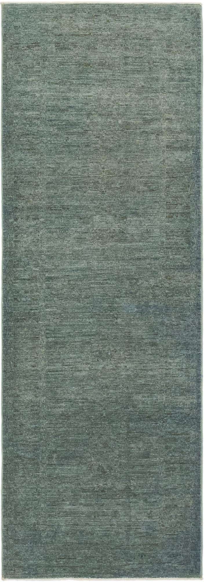 2' 6 x 7' 6 Hand Knotted Over-Dyed Ziegler Runner Rug