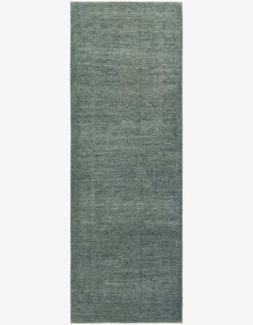 2' 6 x 7' 6 Hand Knotted Over-Dyed Ziegler Runner Rug