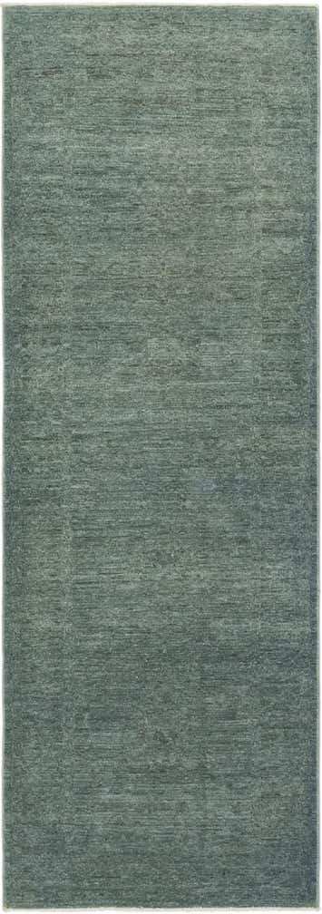2' 6 x 7' 6 Hand Knotted Over-Dyed Ziegler Runner Rug
