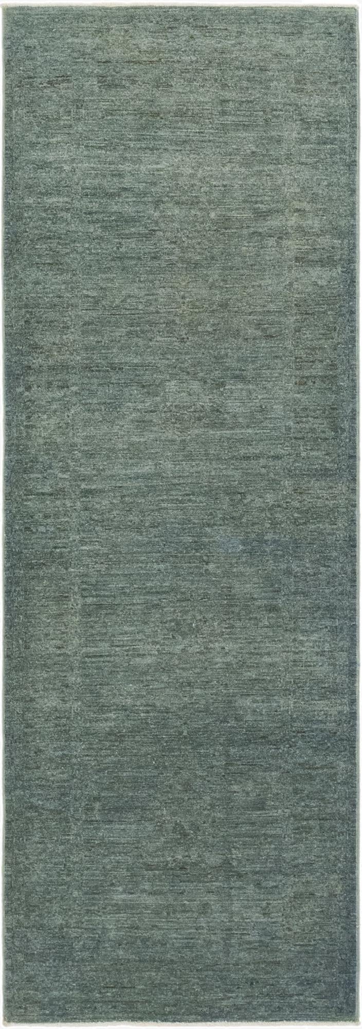 2' 6 x 7' 6  Hand Knotted Over-Dyed Ziegler Runner Rug