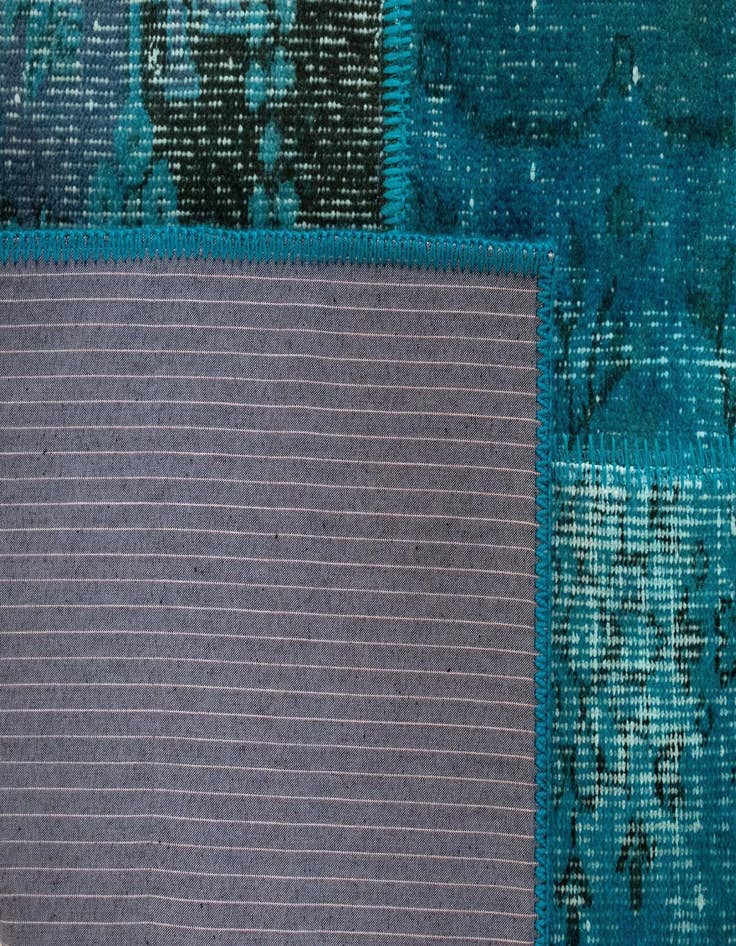 Detail image of 2' 10 x 9' 4 Patchwork Runner Rug