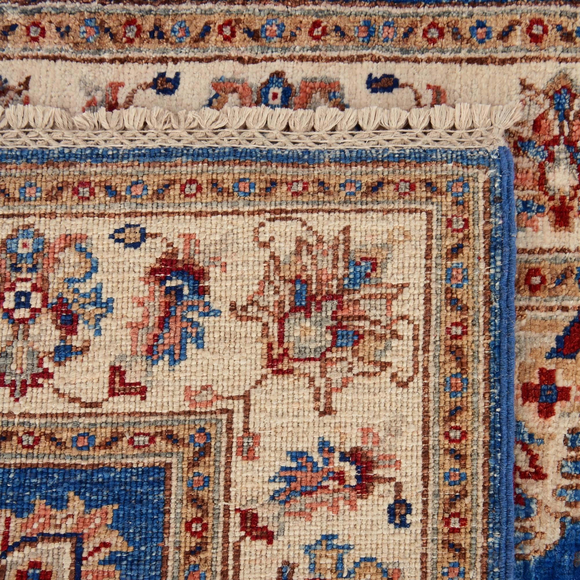 85cm x 305cm Hand Knotted Pershawar Ziegler Runner Rug