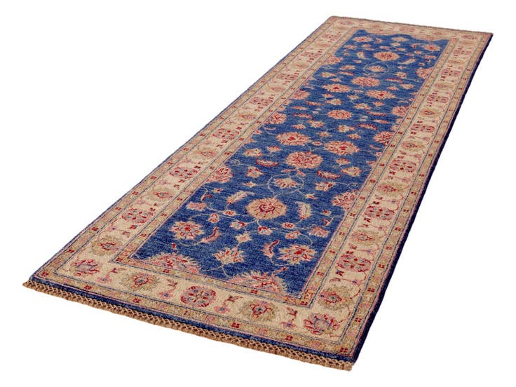 Detail image of 2' 8 x 8' 3 Hand Knotted Pershawar Ziegler Runner Rug