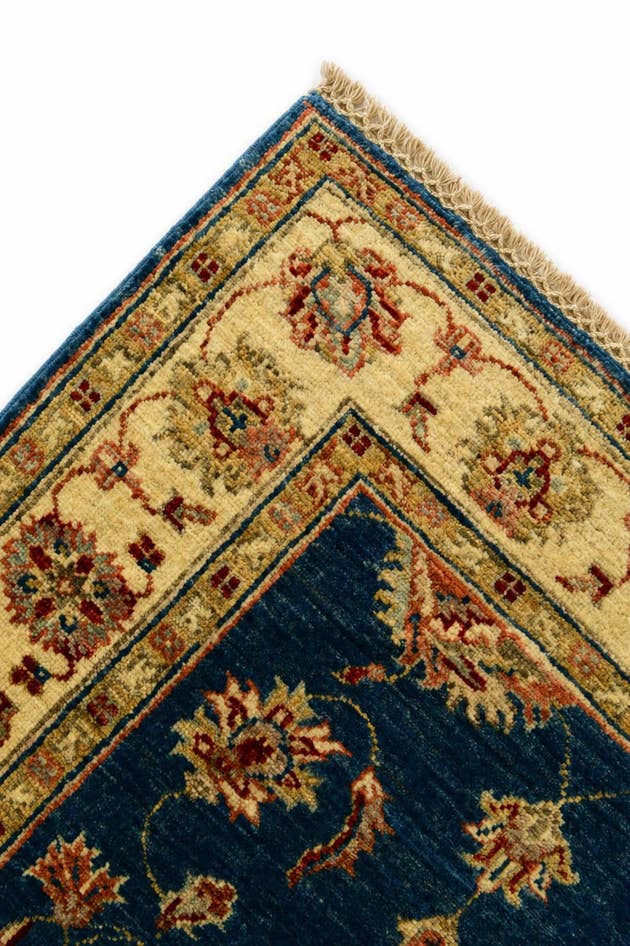 Detail image of 2' 8 x 8' 3 Hand Knotted Pershawar Ziegler Runner Rug