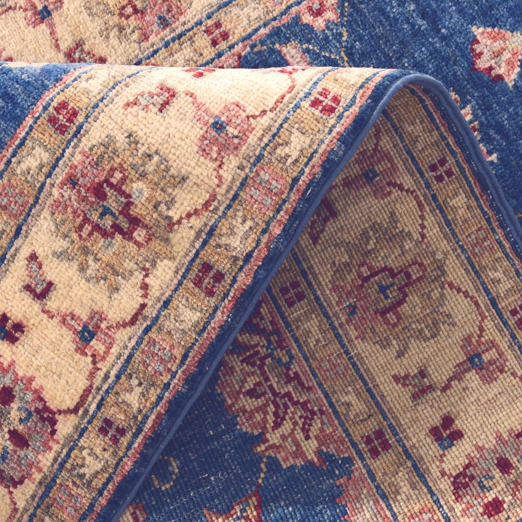 2' 8 x 8' 3 Hand Knotted Pershawar Ziegler Runner Rug