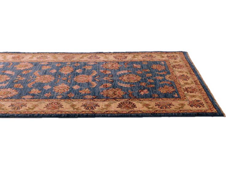 Detail image of 2' 9 x 9' 7 Hand Knotted Pershawar Ziegler Runner Rug