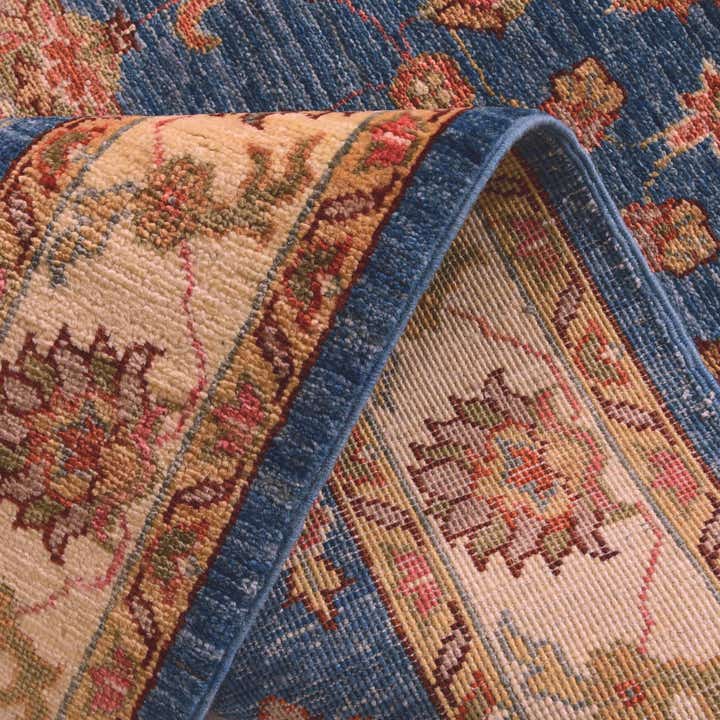 2' 9 x 9' 7 Hand Knotted Pershawar Ziegler Runner Rug