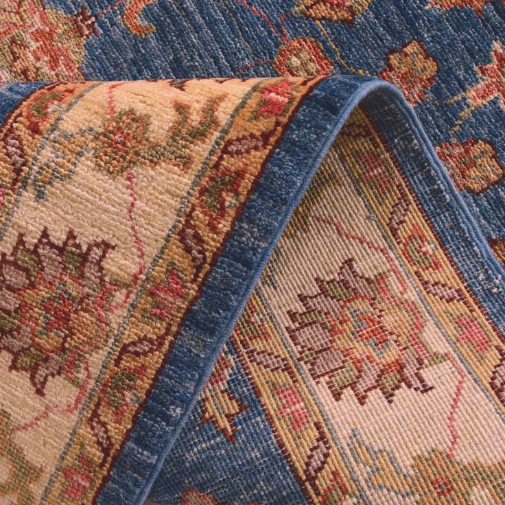 Detail image of 2' 9 x 9' 7 Hand Knotted Pershawar Ziegler Runner Rug