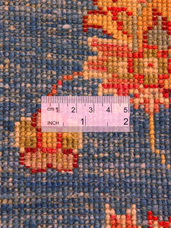 2' 9 x 9' 7 Hand Knotted Pershawar Ziegler Runner Rug