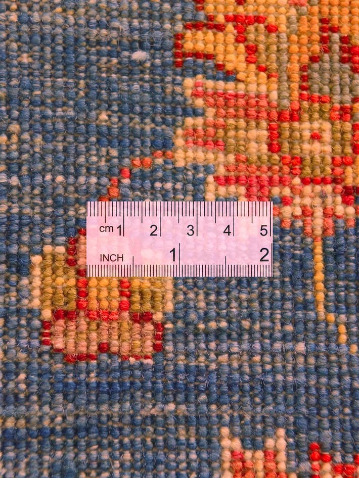 Detail image of 2' 9 x 9' 7 Hand Knotted Pershawar Ziegler Runner Rug