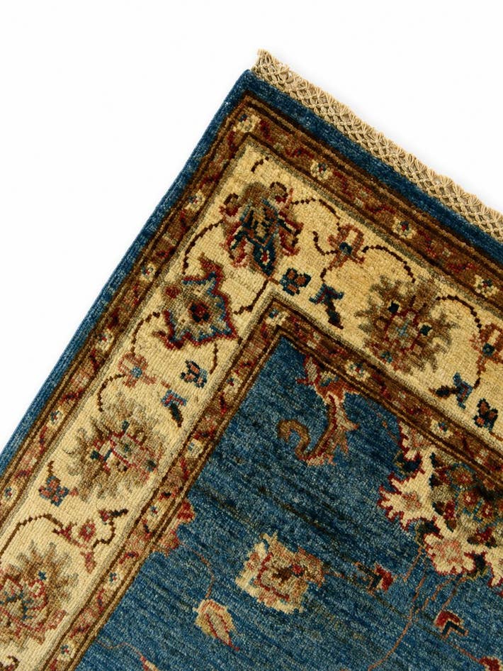 Detail image of 2' 9 x 8' 7 Hand Knotted Pershawar Ziegler Runner Rug