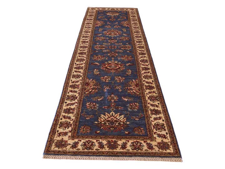 2' 8 x 10' 4 Hand Knotted Pershawar Ziegler Runner Rug