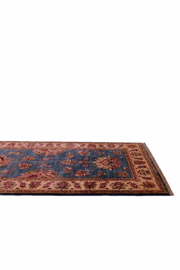 Detail image of 2' 8 x 10' 4 Hand Knotted Pershawar Ziegler Runner Rug