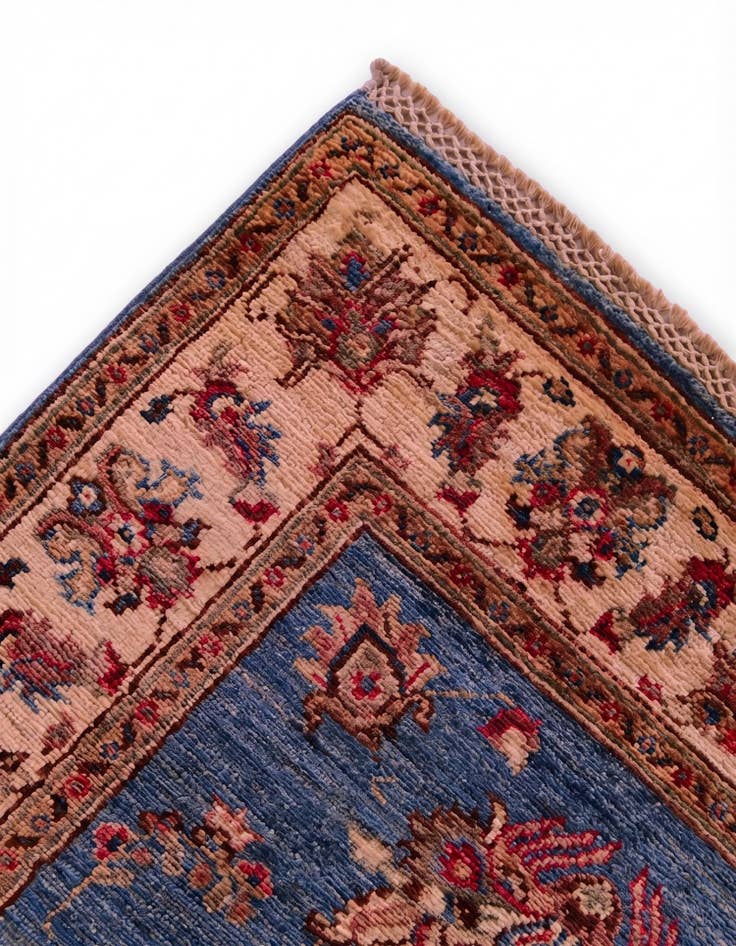 Detail image of 2' 8 x 10' 4 Hand Knotted Pershawar Ziegler Runner Rug