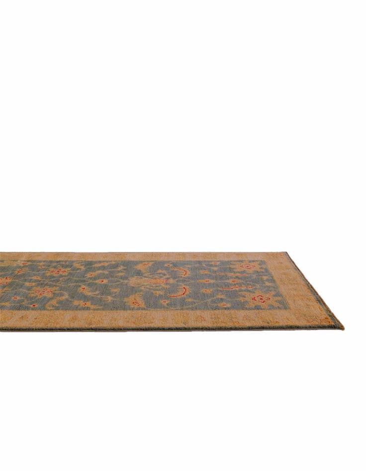 Detail image of 2' 6 x 9' 10 Hand Knotted Pershawar Ziegler Runner Rug