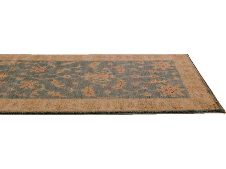 2' 6 x 9' 10 Hand Knotted Pershawar Ziegler Runner Rug