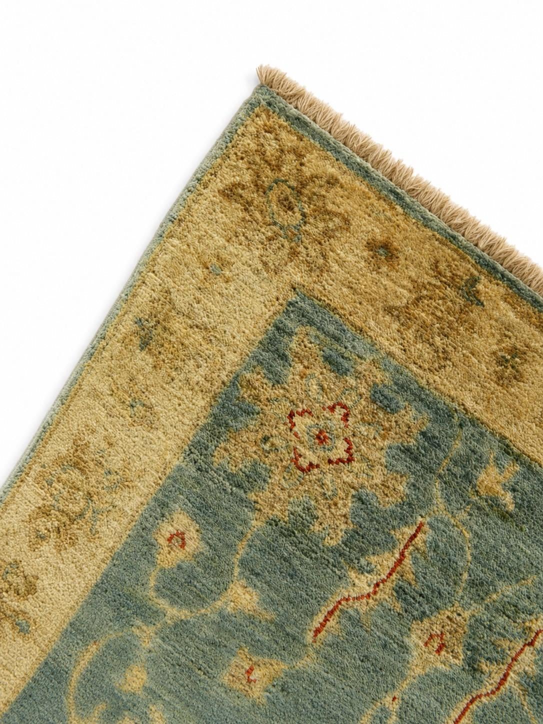 2' 6 x 9' 10 Hand Knotted Pershawar Ziegler Runner Rug