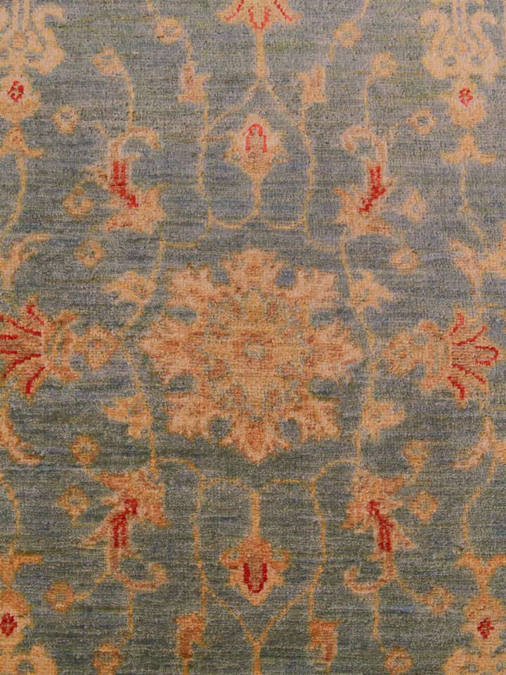2' 6 x 9' 10 Hand Knotted Pershawar Ziegler Runner Rug