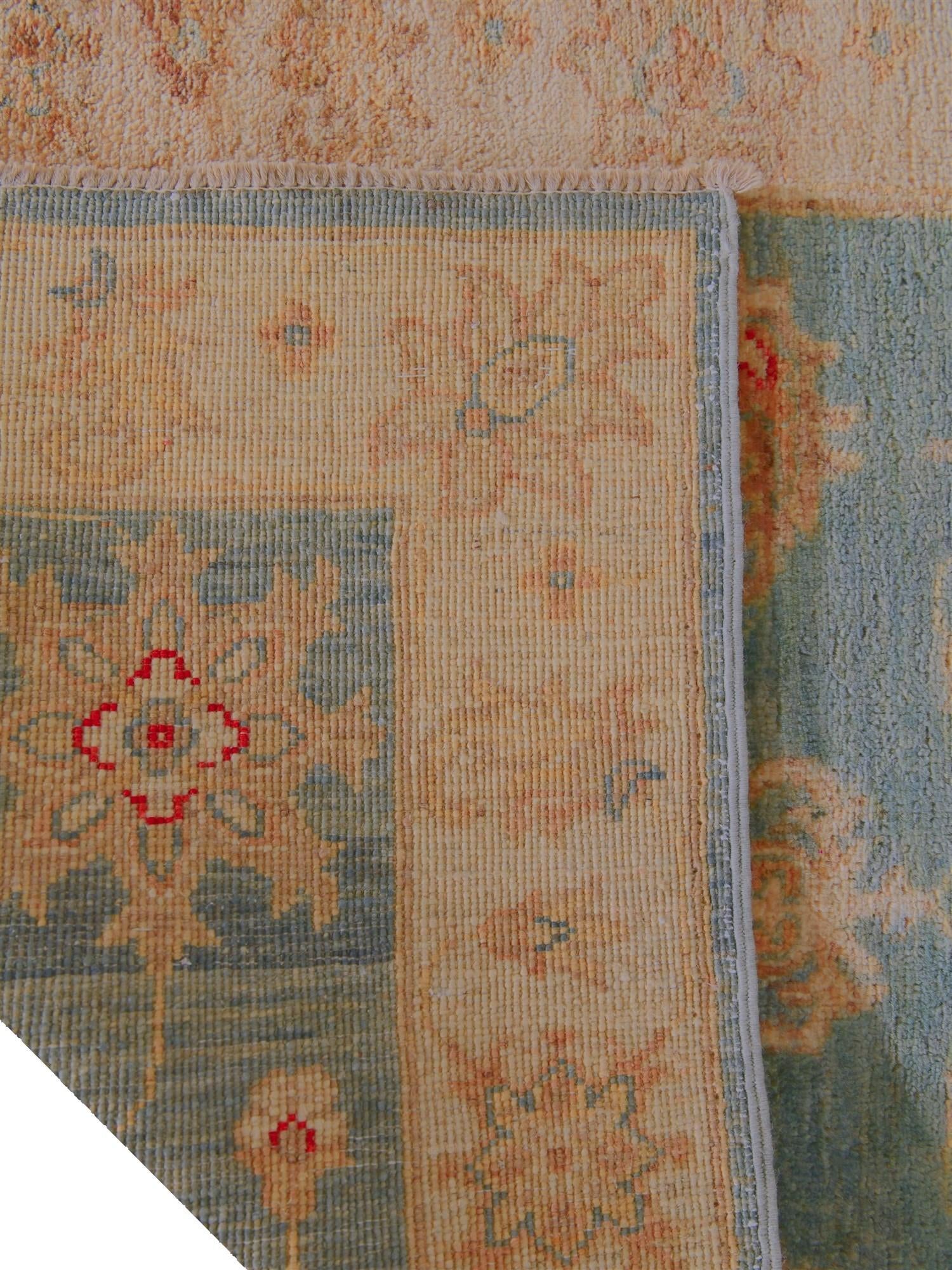 2' 6 x 9' 10 Hand Knotted Pershawar Ziegler Runner Rug