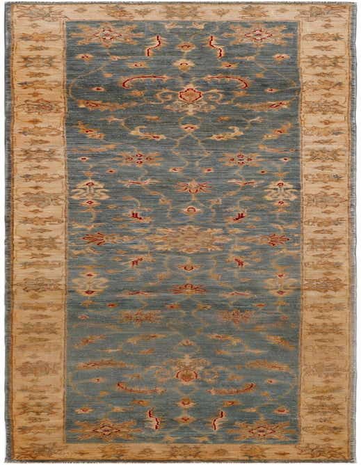 2' 6 x 9' 10 Hand Knotted Pershawar Ziegler Runner Rug