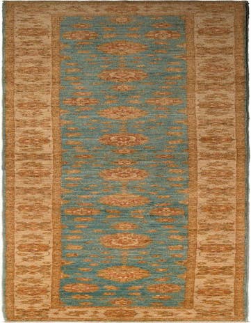 Detail image of 2' 7 x 14' 8 Peshawar Ziegler Wool Runner Rug
