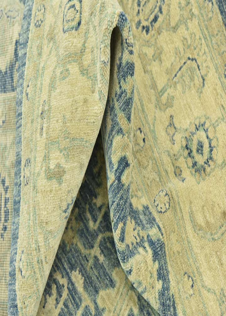 5' 1 x 10' Hand Knotted Peshawar Ziegler Runner Rug