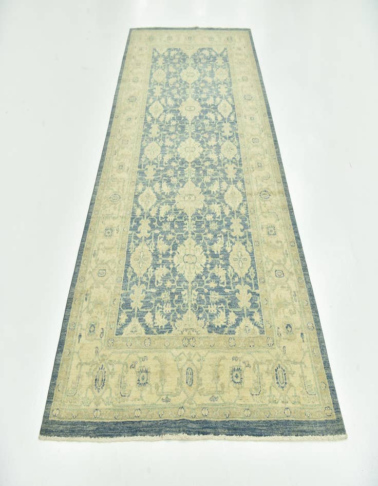 Detail image of 5' 1 x 10' Hand Knotted Peshawar Ziegler Runner Rug