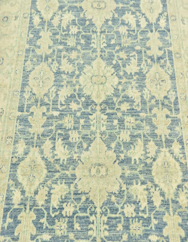 Detail image of 5' 1 x 10' Hand Knotted Peshawar Ziegler Runner Rug