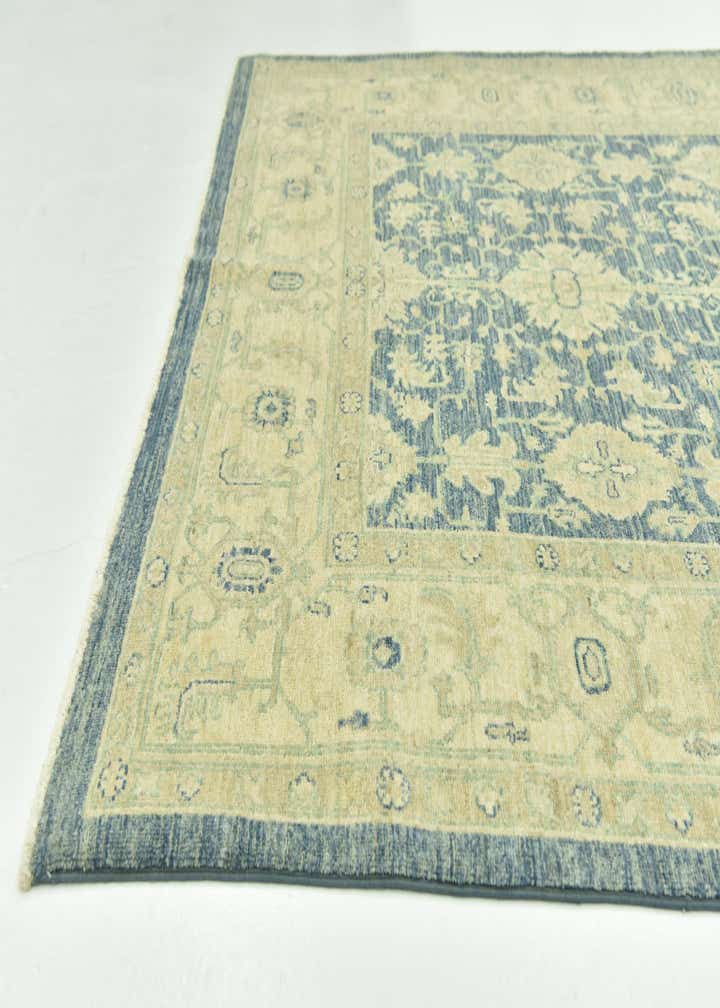 5' 1 x 10' Hand Knotted Peshawar Ziegler Runner Rug