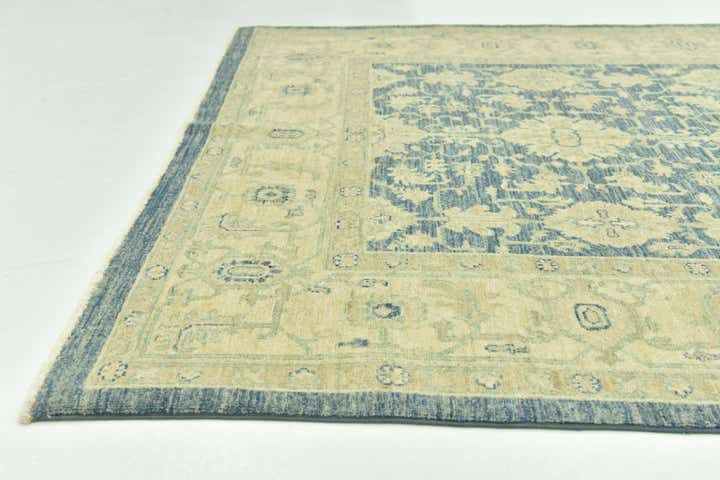 5' 1 x 10' Hand Knotted Peshawar Ziegler Runner Rug