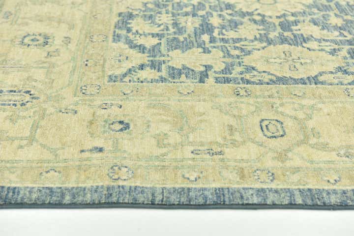 5' 1 x 10' Hand Knotted Peshawar Ziegler Runner Rug